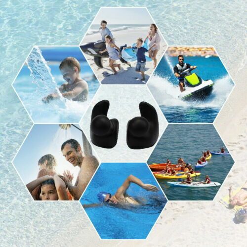 5  10 Pairs Soft Silicone Ear Plugs For Swimming Sleeping Anti Snore With Case UK