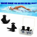 5  10 Pairs Soft Silicone Ear Plugs For Swimming Sleeping Anti Snore With Case UK