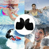 5  10 Pairs Soft Silicone Ear Plugs For Swimming Sleeping Anti Snore With Case UK