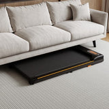 Folding Under Desk Walking Pad Treadmill With Adjustable Incline, 1-6 Km H Low Noise For Home  Office, LED Display, Magnetic Remote Control, Transport Wheels  Plug, Black.