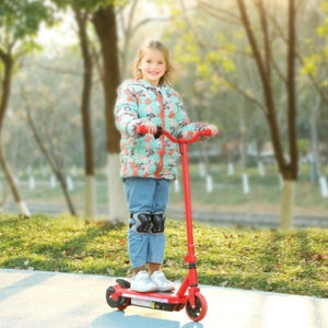 AIYAPLAY Electric Scooter For Kids 6-14 Years, With Colourful Lights